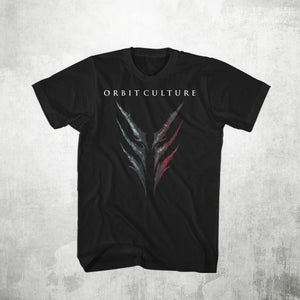 Orbit Culture - Descent logo T-Shirt - Black