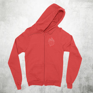 Upon A Burning Body - Fury zip-up hoodie