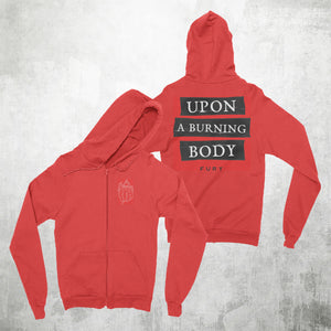 Open image in slideshow, Upon A Burning Body - Fury zip-up hoodie
